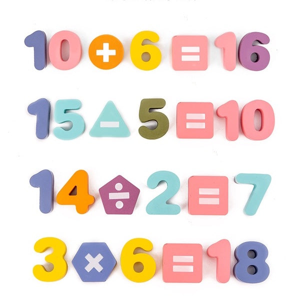 Pastel Puzzle Numbers