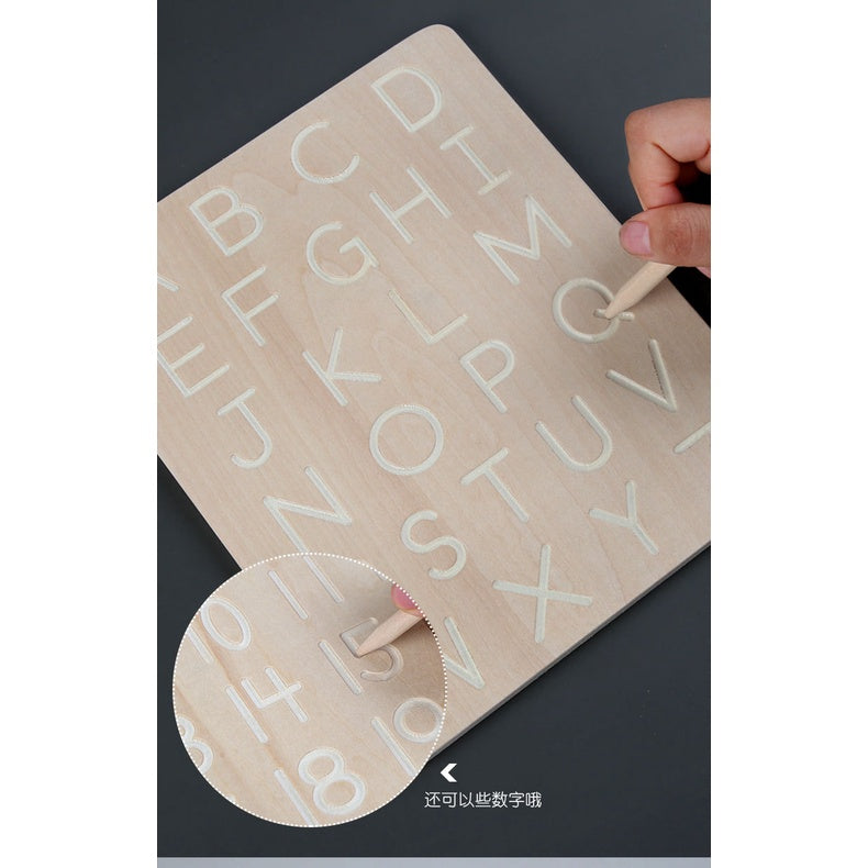 Reversible Letter Tracing Board