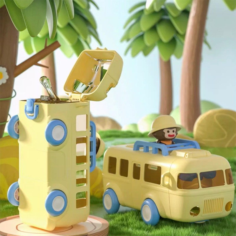 Monkey Bus Water Bottle 500ml