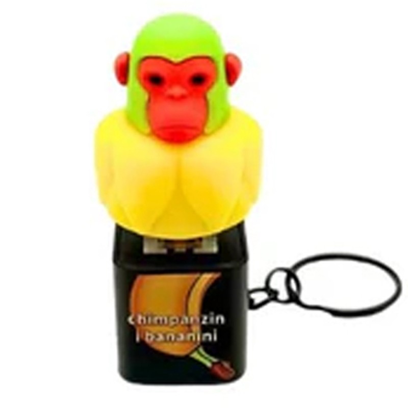 Italian Brainrot Fidget Light Keychain Clicker Toy