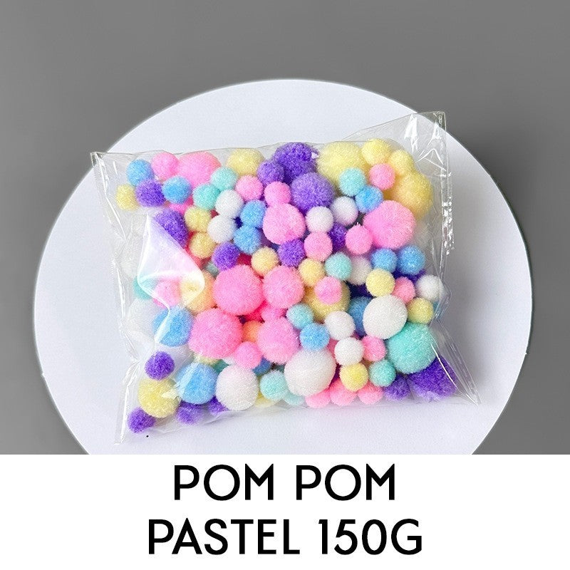 10pc Crepe Tassel Paper Colour Crinkled Flower Making DIY Art Craft