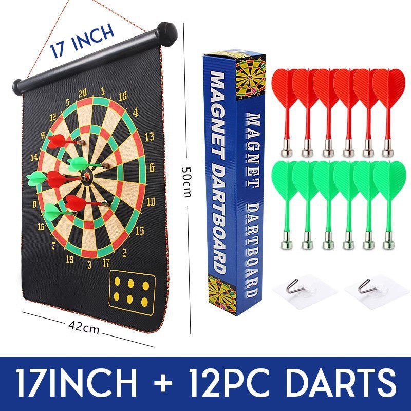Magnetic Dart Board Game Double Sided Reversible