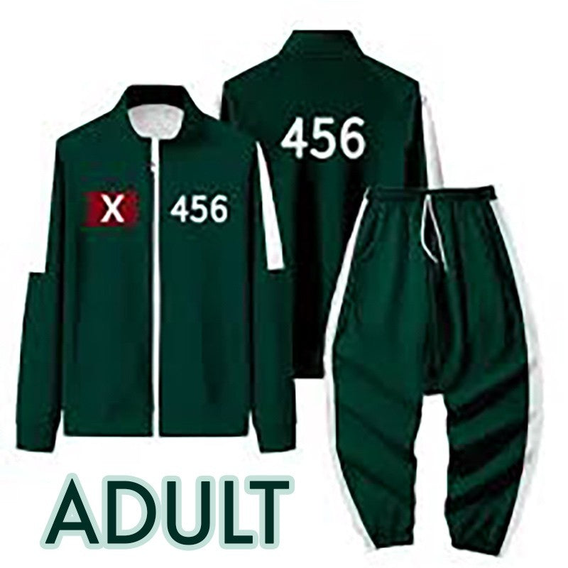 456 Player Costume Adult Cosplay Jacket Trouser Pants