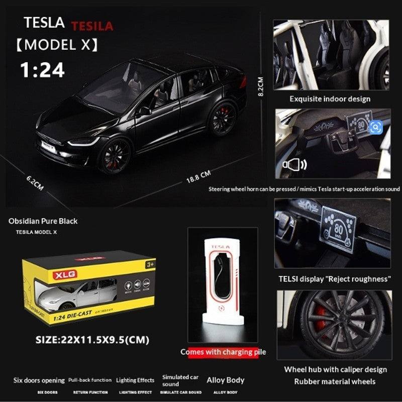 1:24 Tesla Model X Diecast Car
