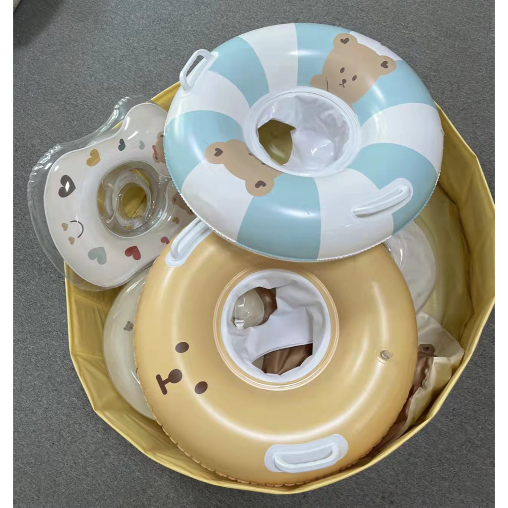 Stripe Brown Bear Baby Float