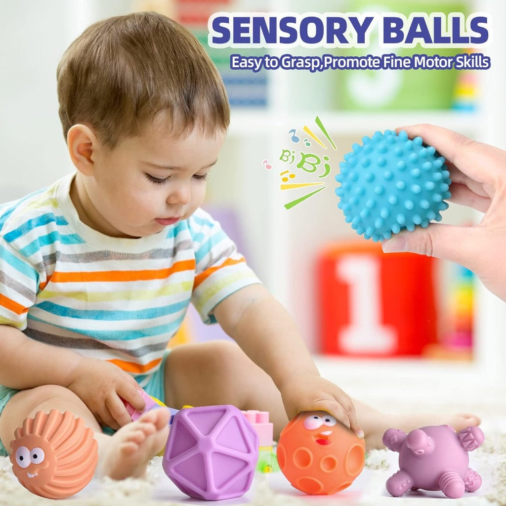 23pc Montessori Sensory Soft Baby Toys