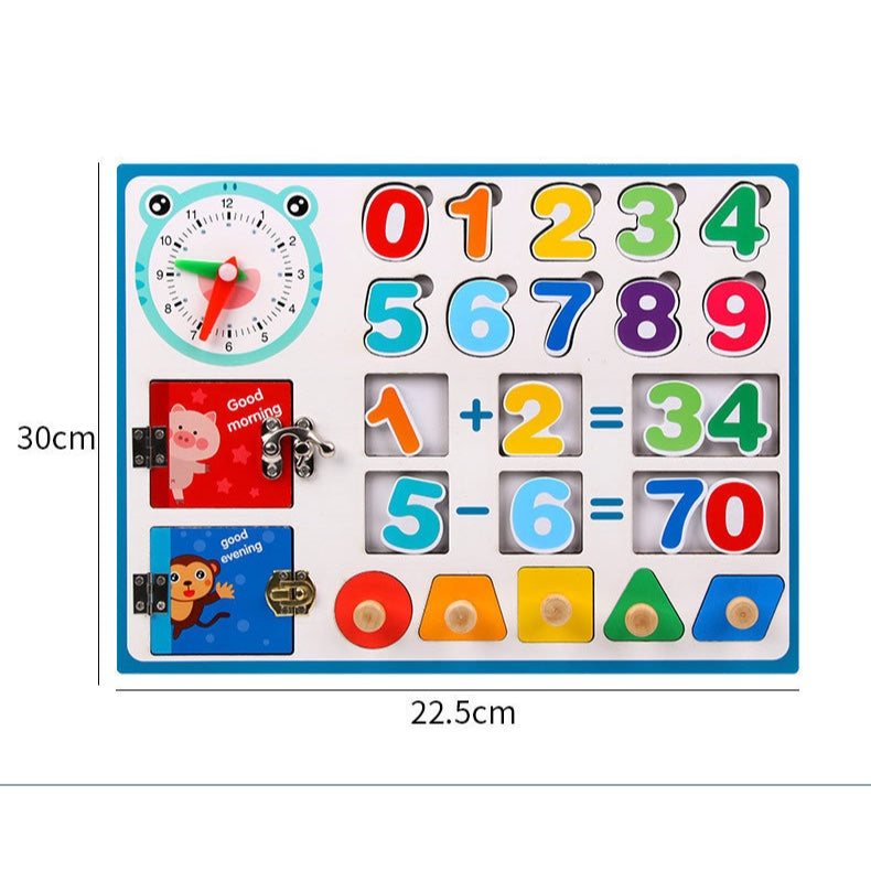 Numbers Math Busy Board