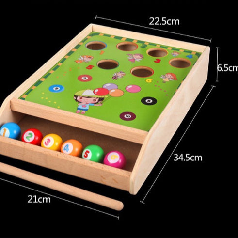 Wooden Pool Table Billiard Tabletop