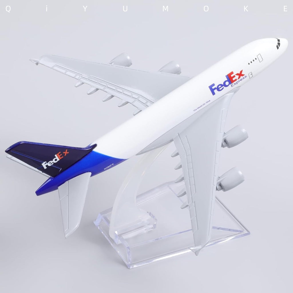 16cm FedEx A380 Plane Model