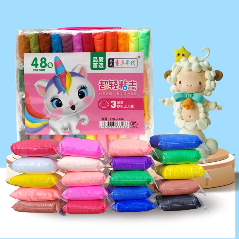 Light Air Dry Clay Soft Modelling Polymer Clay Toys