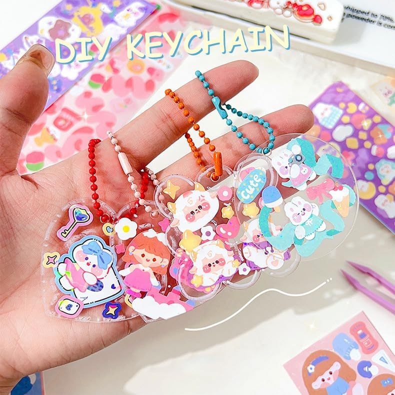 Laser Sticker Kids Guka Korean Cute Glitter Children Scrapbook Decorative Sticker