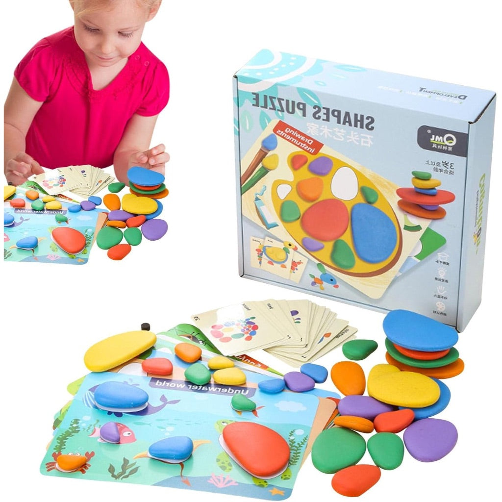 Rainbow Stacking Stones
