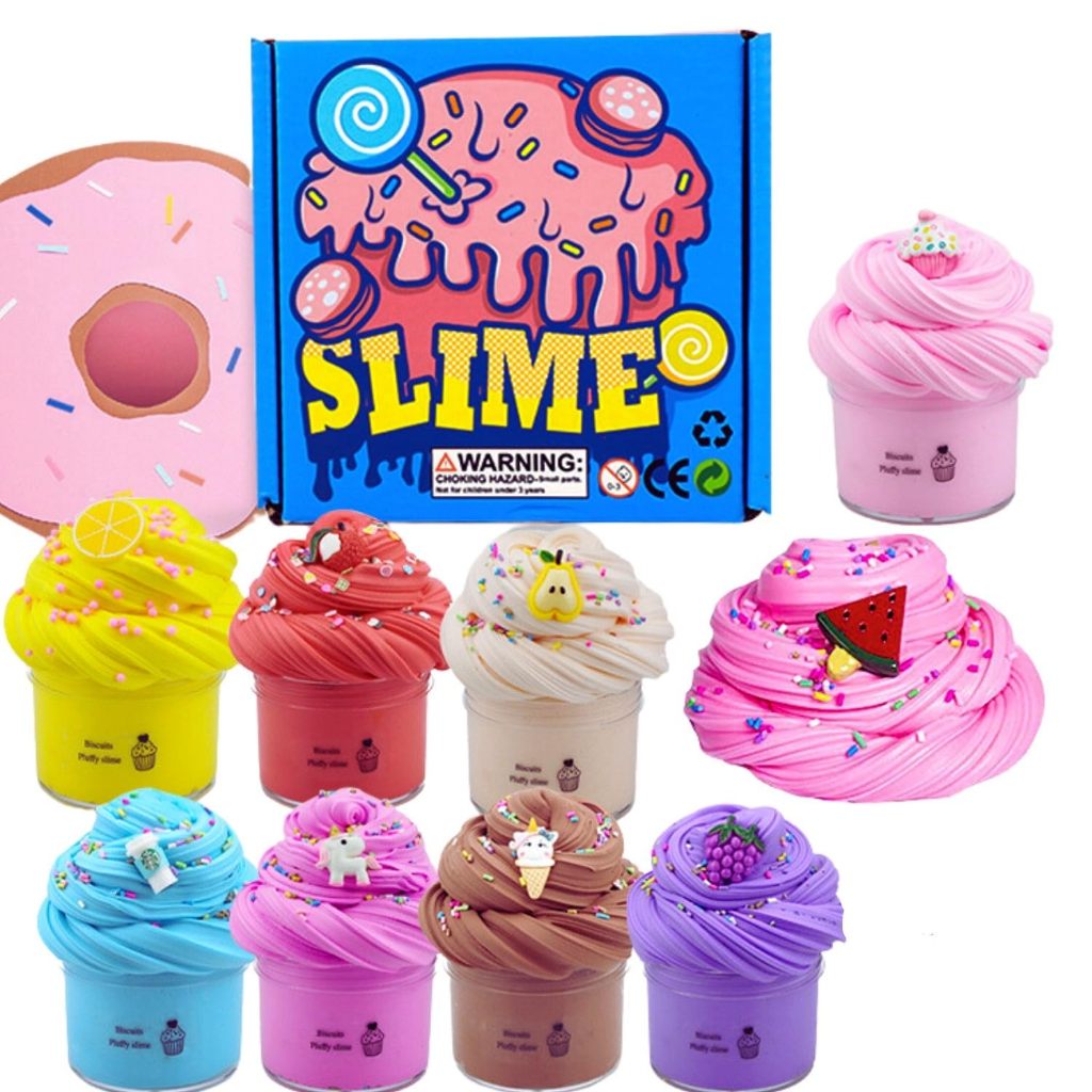 Slushie Ice Cream Crunchy Slime Children Stress Relief Toy