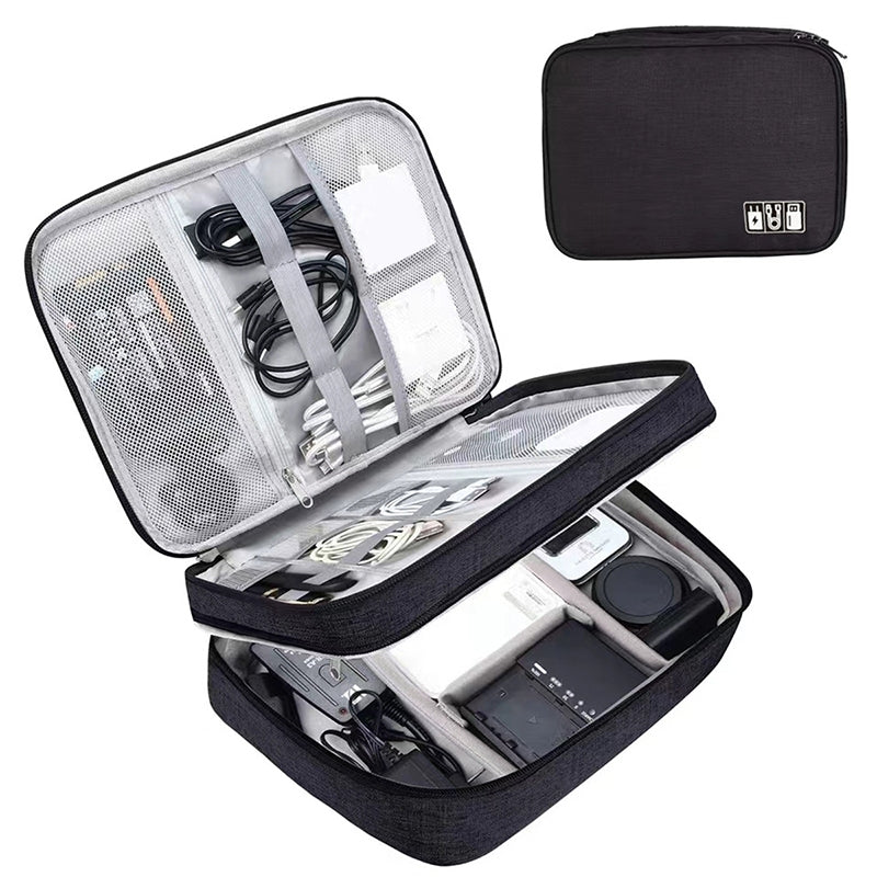 Travel Waterproof Cable Organizer Bag