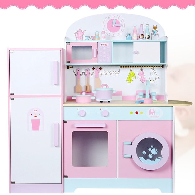 Pink Refrigerator Kitchen