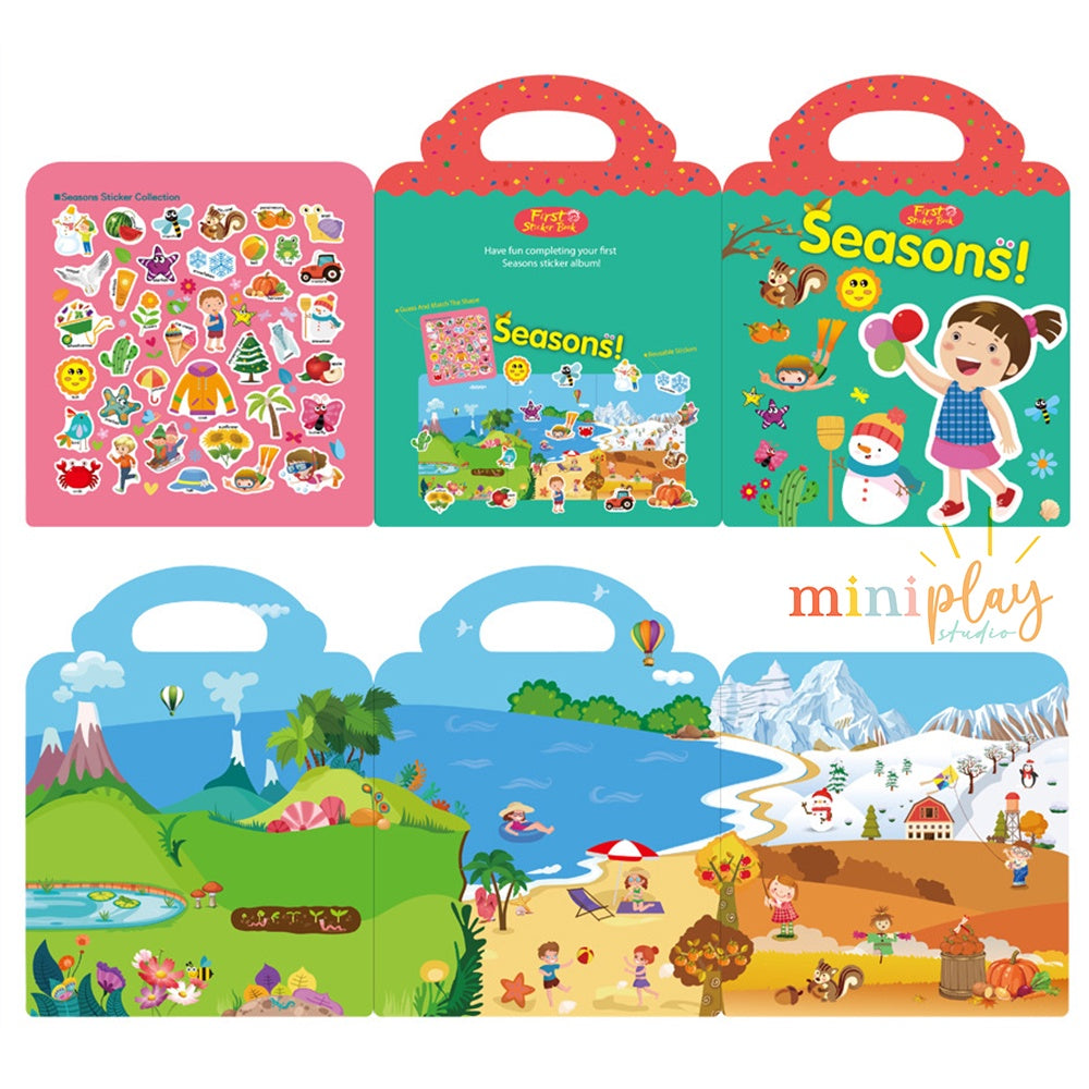Sticker Book Seasons
