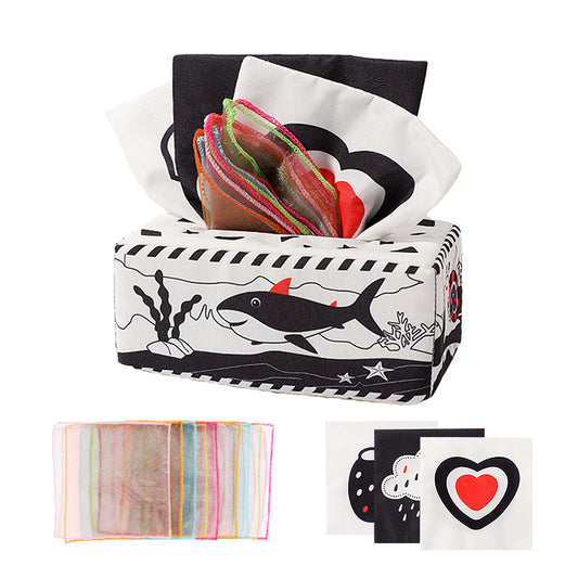 Magic Sensory Tissue Scarf Baby Toys