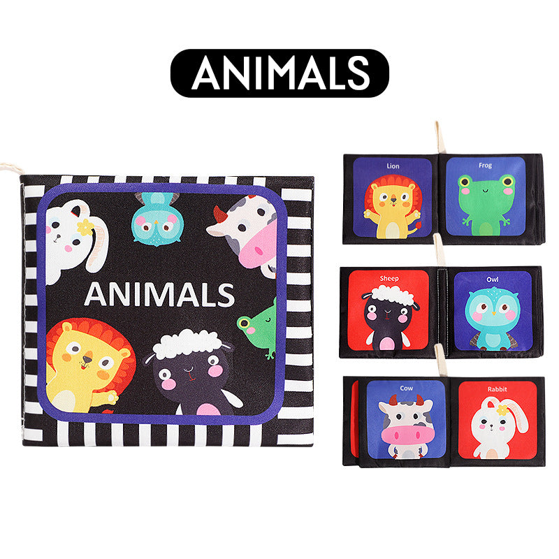 Baby Crinkle High Contrast Sensory Book