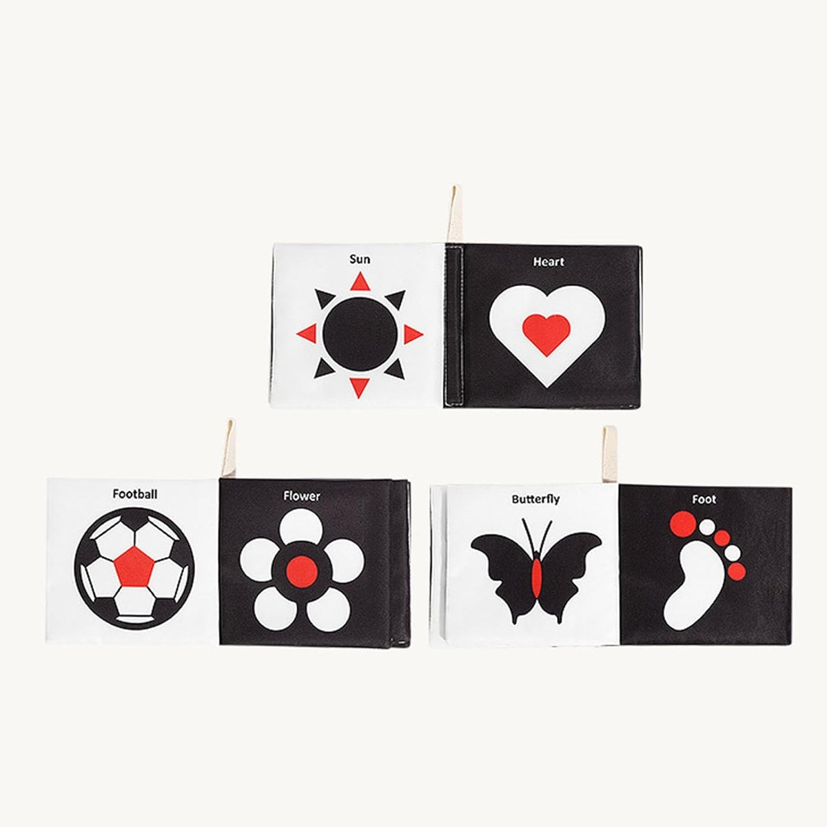Baby Crinkle High Contrast Sensory Book