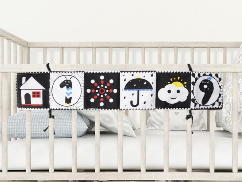 Bedside Baby Sensory Soft Cloth Books