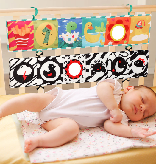 High Contrast Baby Sensory Soft Cloth Books