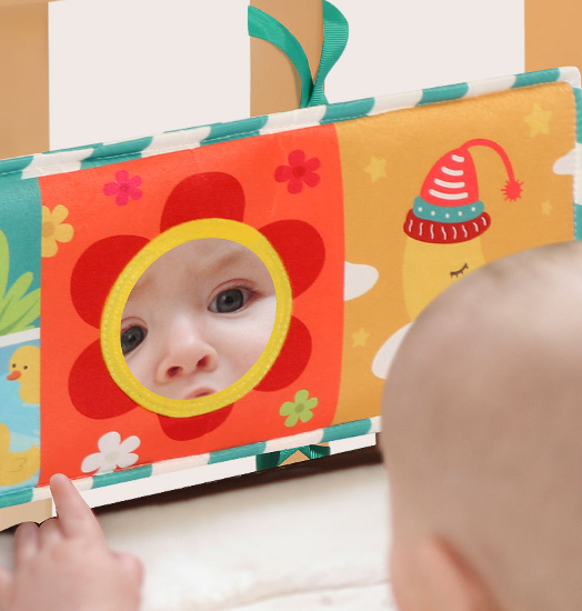 High Contrast Baby Sensory Soft Cloth Books