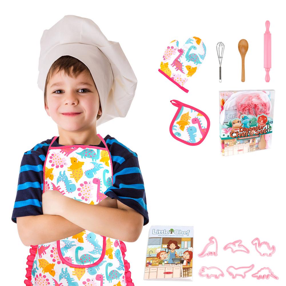 26pc Ruffled Pink Dinosaur