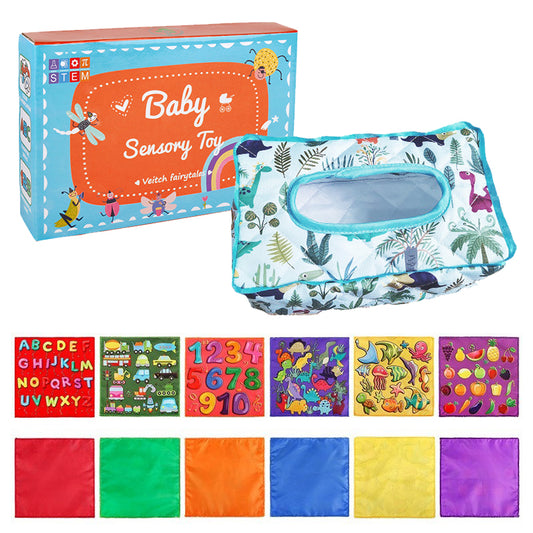 Scarf Tissue Box 7-Jungle Dinosaur