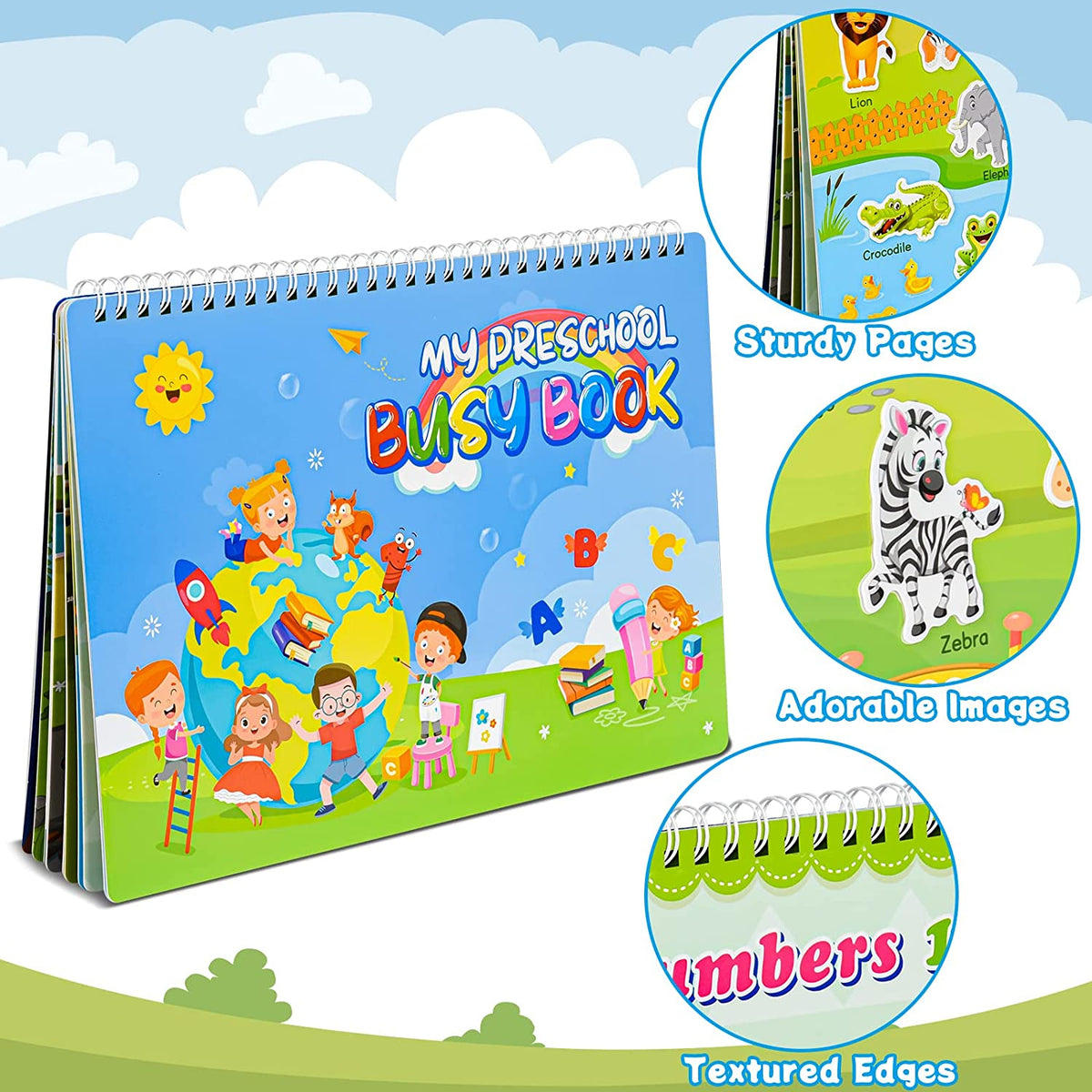 Busy Book Blue