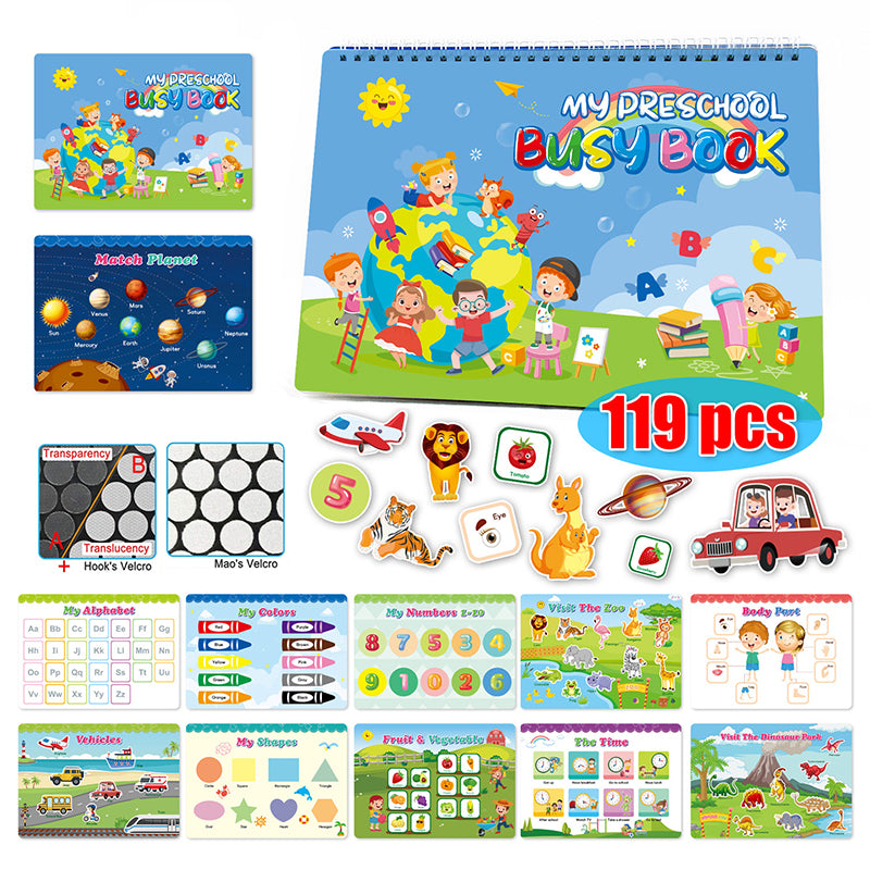 Busy Book Blue