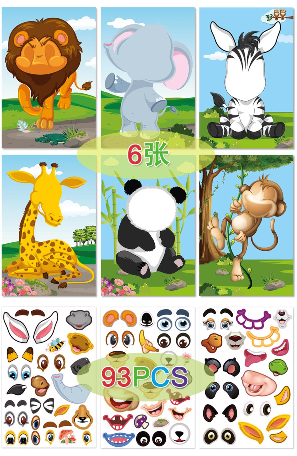 Funny Face Stickers