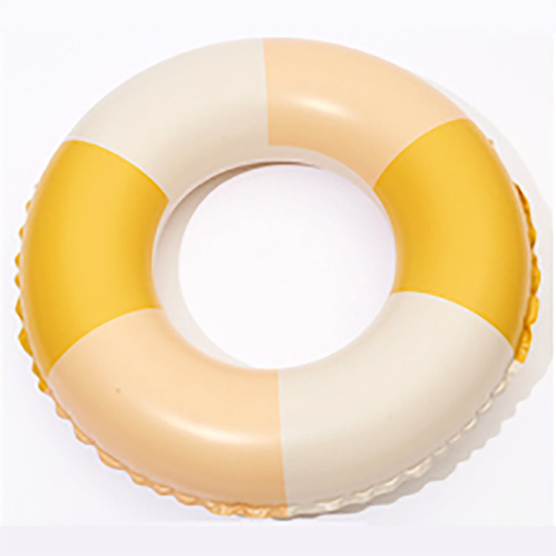 Swim Ring Stripe Yellow 16cm