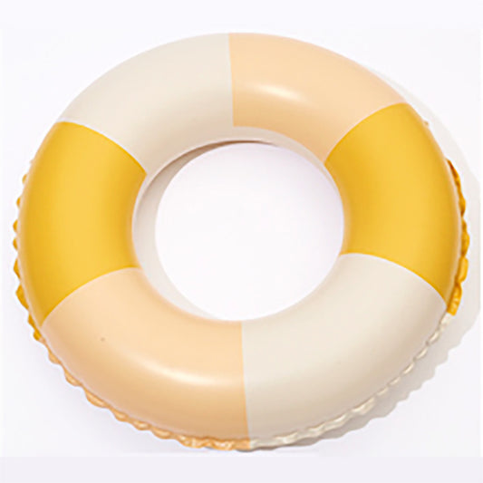 Swim Ring Stripe Yellow 16cm