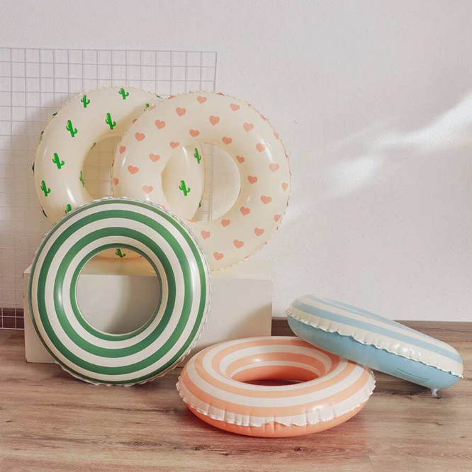 Swim Ring Pin Stripe Blue 16cm