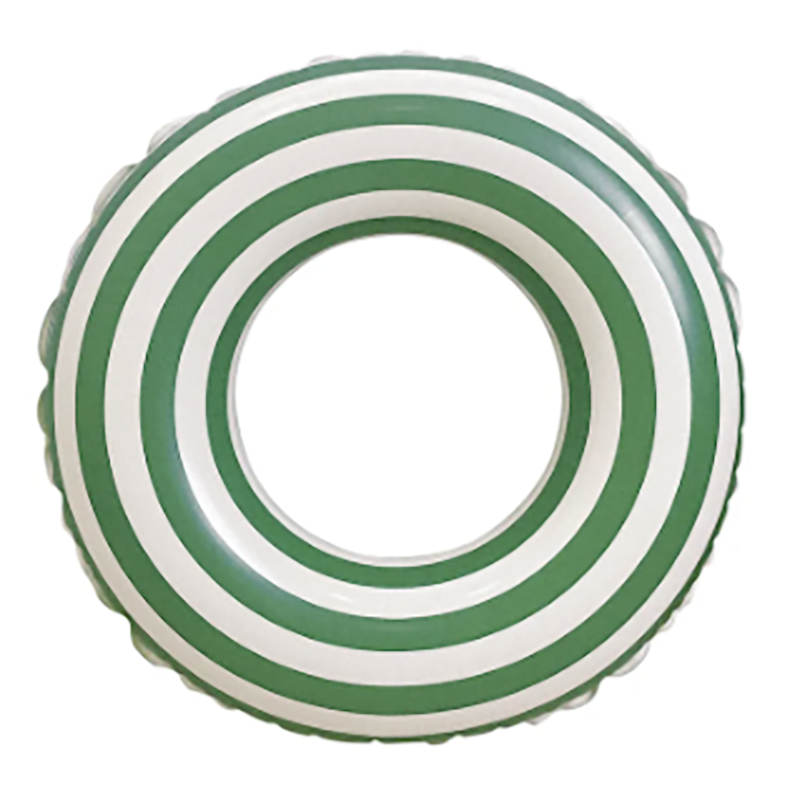 Swim Ring Pin Stripe Green 16cm