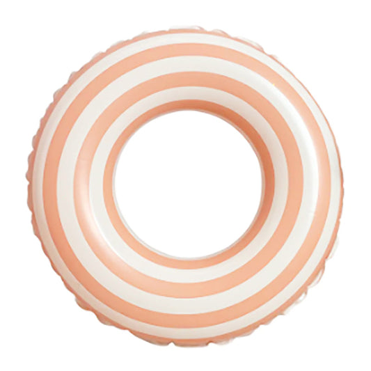 Swim Ring Pin Stripe Peach 16cm