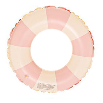 Swim Ring Stripe Pink 16cm