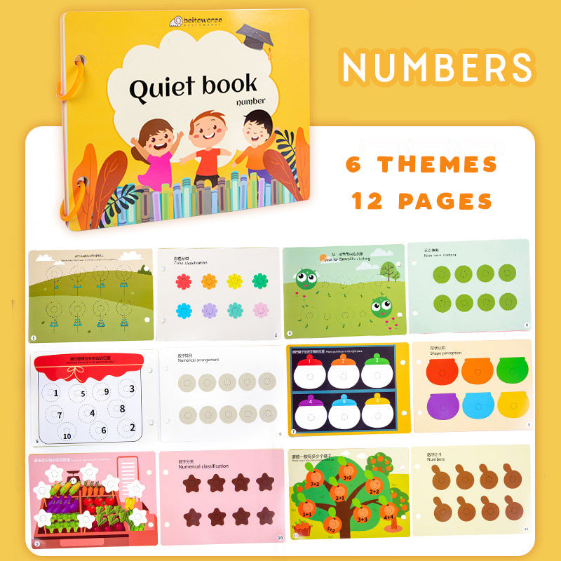 Quiet Book Numbers