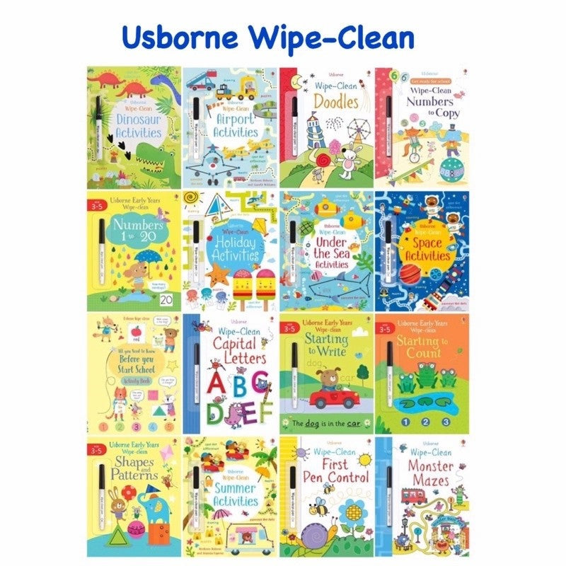Usborne Wipe Clean First Puzzles