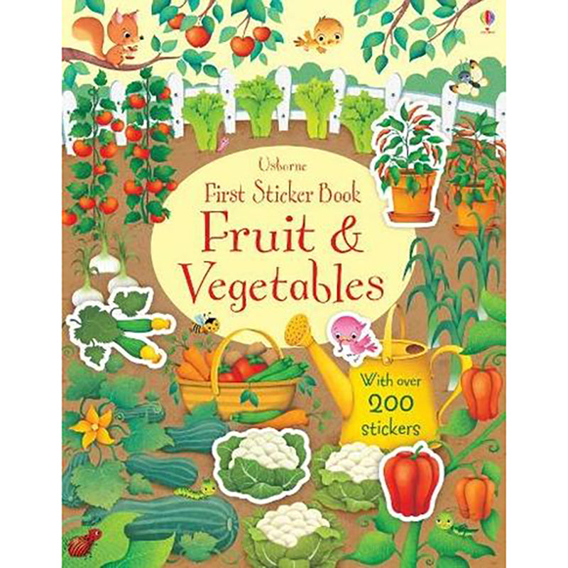 Usborne First Sticker Fruit & Vegetables