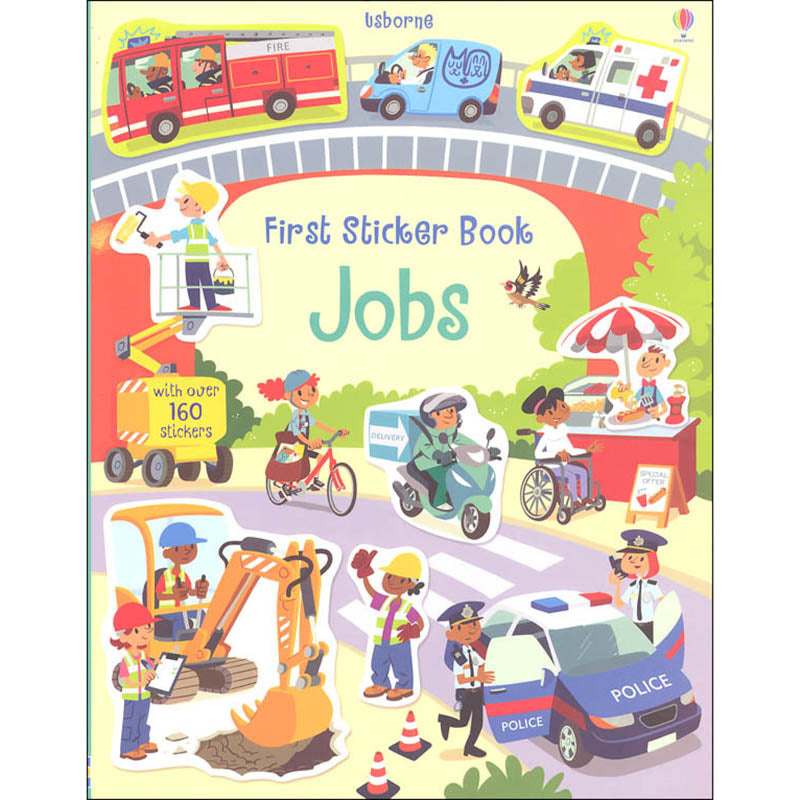 Usborne First Sticker Book Jobs