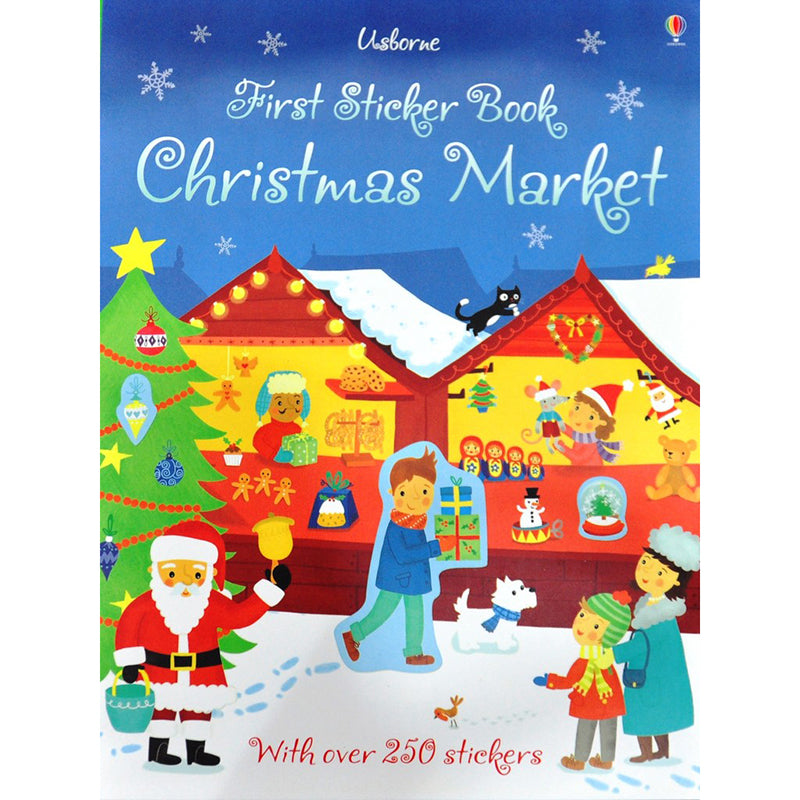 Usborne First Sticker Book Christmas Market