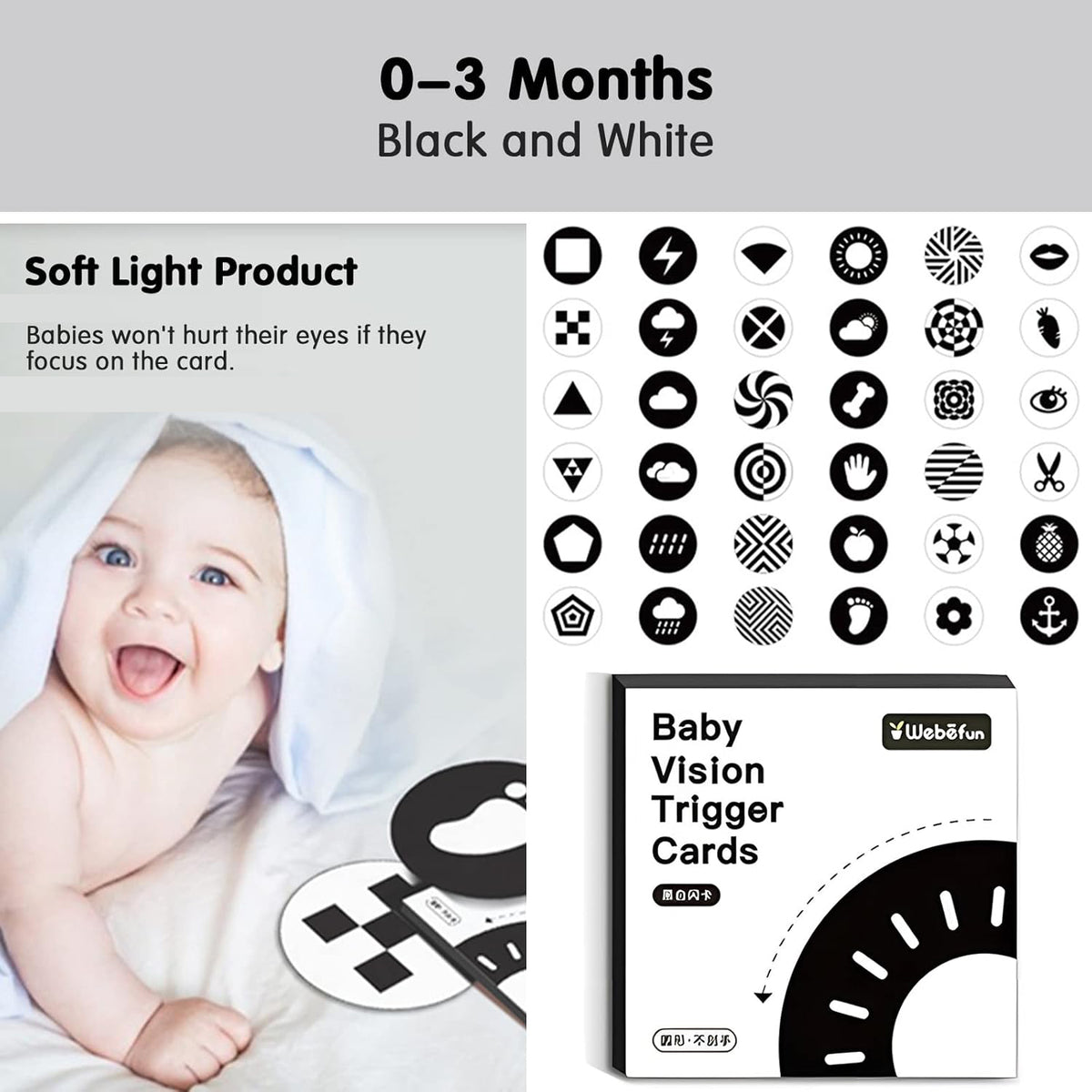 Baby Vision Trigger Cards 0-36M