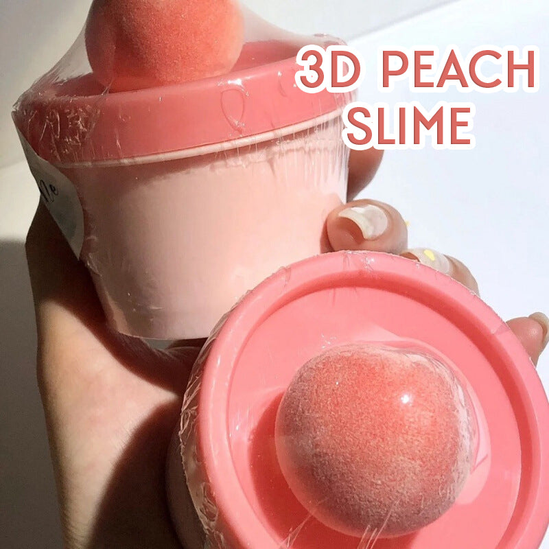 3D Peach Water Slime Kids Toy