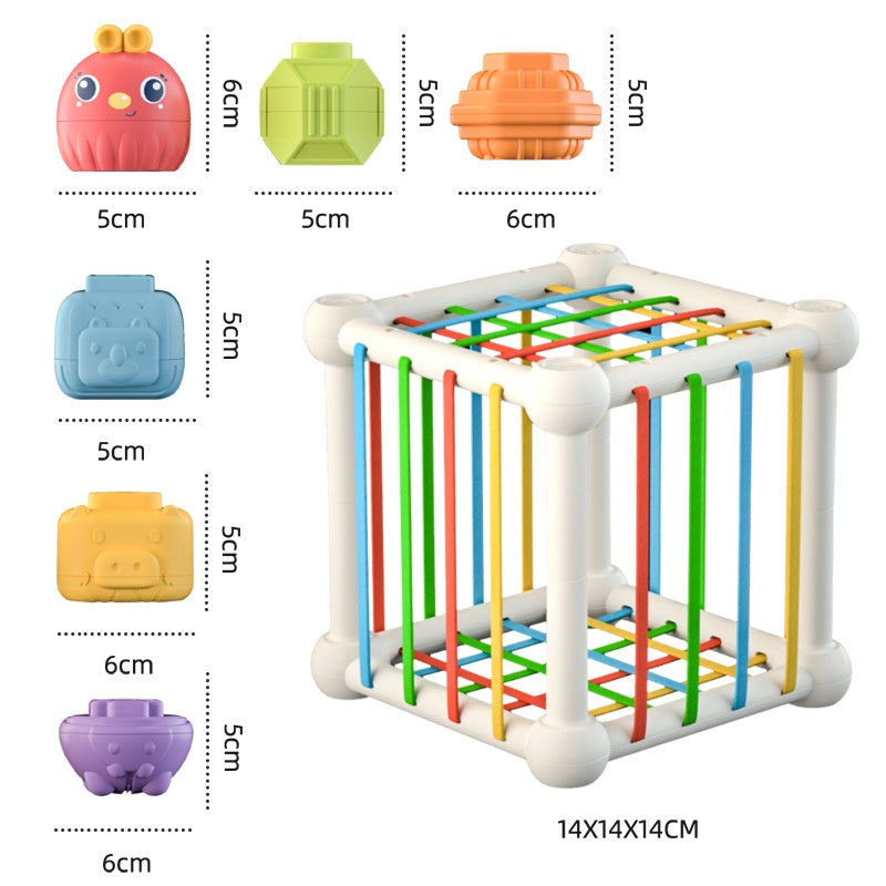 Rainbow Sensory Cube