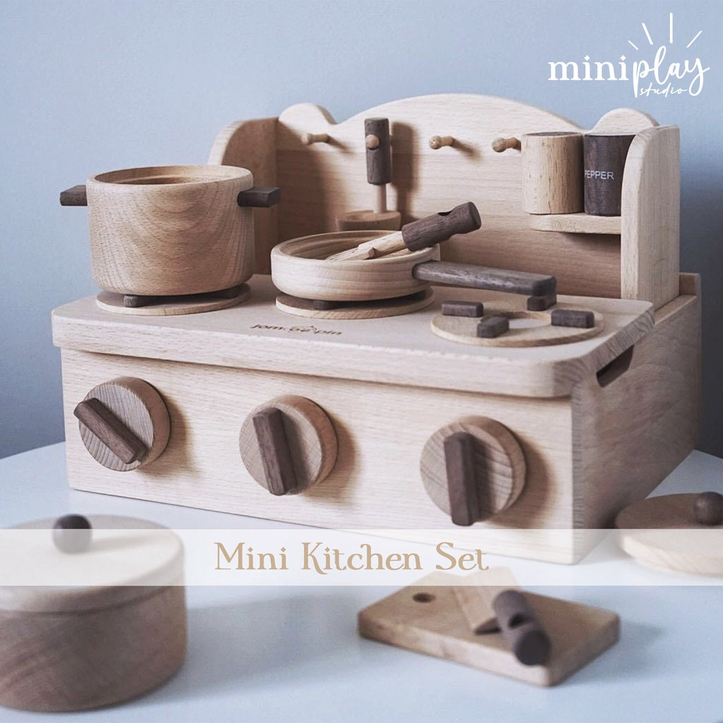 Natural Wood Mini Kitchen