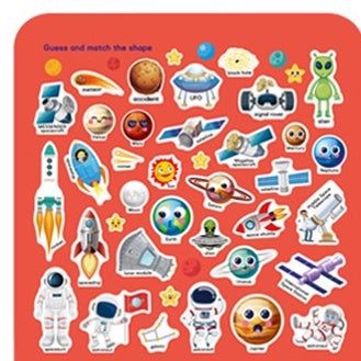 Sticker Book Space