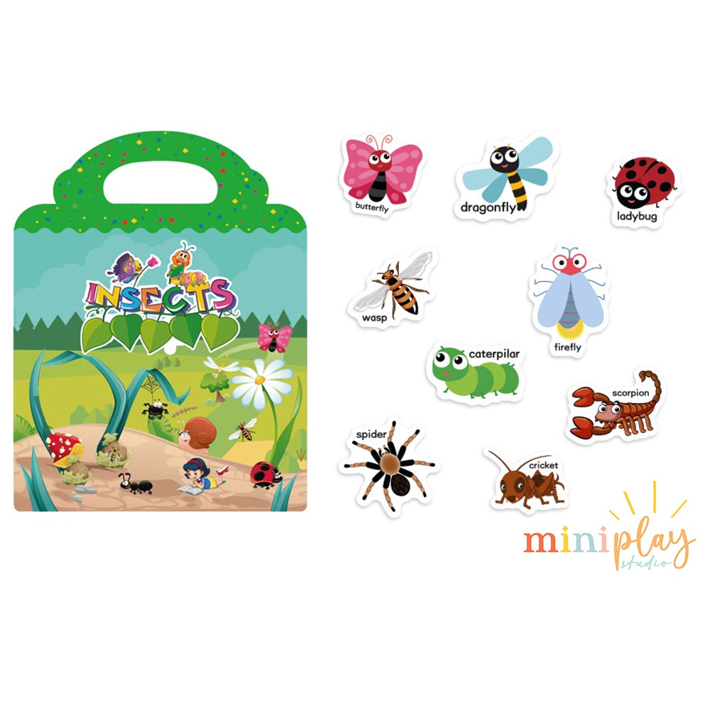 Sticker Book Insects