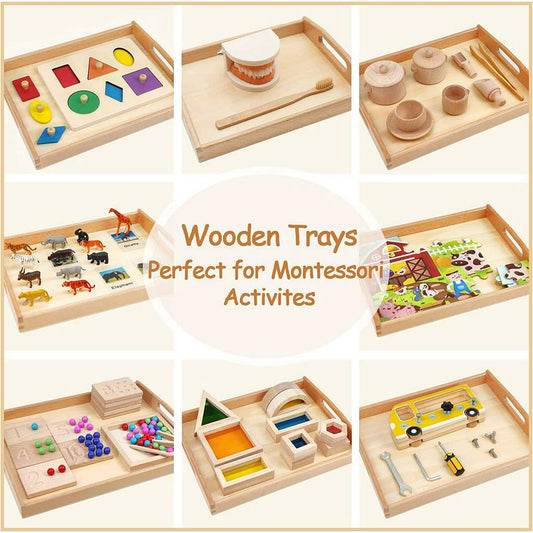 Montessori Wooden Tray