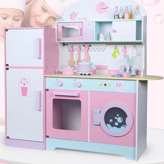 Pink Refrigerator Kitchen